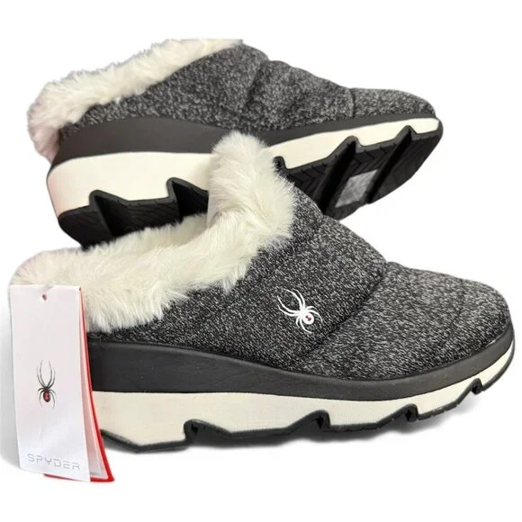 Spyder Womens Shoes US Size 8.5 Conway Slip On Black Heather New - Picture 2 of 8